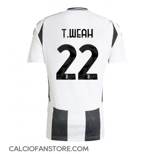 Maglia Calcio Juventus Timothy Weah #22 Prima Divisa 2024-25 Manica Corta